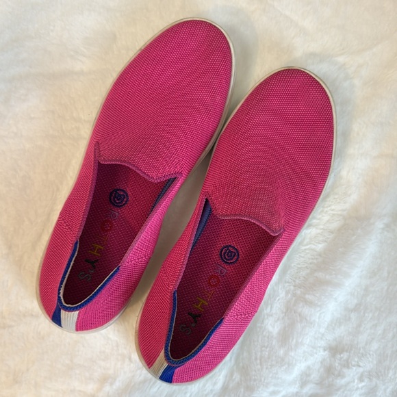 Rothy’s Bubblegum Hot Pink Sneaker Size 8 - Picture 9 of 9